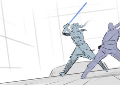 SW DUEL Storyboard Panel 023